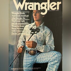 Wrangler | Vintage 1970s Magazine Advertisement